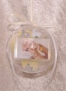 1 g gold gift bar motif: Birth baby fingers in gift ball...