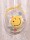 2 g gold gift bar motif: golden futur in gift ball / globe handmade decorated
