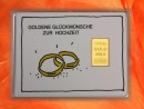 1/10 Unze Gold Geschenkbarren Motiv: Hochzeit Ringe