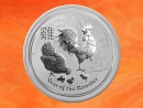 10 oz. Lunar II Rooster silver coin Australia 2017