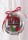 1 g gold gift bar motif: Frohe Weihnachten reindeers in gift ball / globe