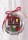 1/10 oz.gold gift bar motif: Frohe Weihnachten reindeers in gift ball / globe