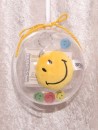 2 Gramm Goldbarren Flipmotiv Gratulation Einweihung Prüfung in dekorierter Geschenkkugel Smiley ®