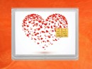 2 g gold gift bar flip motif: Love is in the air
