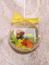 2 g gold gift bar motif: Happy Easter in gift ball /...