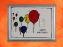 1 Gramm Silber Geschenkbarren Motiv Geburtstag Happy birthday Luftballons