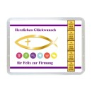 5 g gold gift bar motif: Firmung