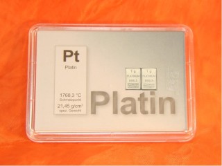 2 g Platinum gift bar