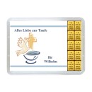 10 Gramm Gold Geschenkbarren Alles Liebe zur Taufe