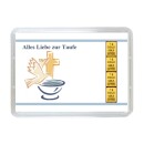 4 g gold gift bar motif: Alles Liebe zur Taufe in gift...