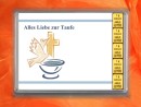 5 Gramm Gold Geschenkbarren Alles Liebe zur Taufe Junge in dekorierter Geschenkbox