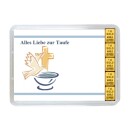 5 g gold gift bar Alles Liebe zur Taufe for boys in...