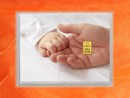 1 Gramm Gold Geschenkbarren Flipmotiv: Alles Gute Geburt für Jungen in dekorierter Geschenkbox