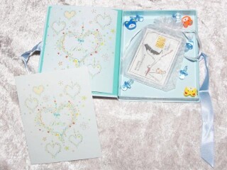 2 Gramm Gold Geschenkbarren Zur Geburt für Jungen in dekorierter Geschenkbox Storch