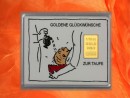 1/10 oz. gold gift bar Zur Geburt for girls in decorated gift box stork
