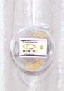 1 Gramm Goldbarren Konfirmation in dekorierter Geschenkkugel Fisch