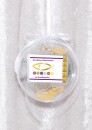 5 Gramm Goldbarren Konfirmation in dekorierter Geschenkkugel Fisch