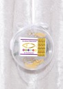 15 g gold gift bar motif: confirmation in gift ball / globe handmade decorated fish