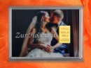 1/10 oz. gold gift bar motif: Hochzeit Brautpaar Kuss