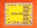 10 g gold gift bar flipmotif Gratulation exam in gift ball / globe handmade decorated