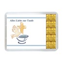 10 Gramm Gold Geschenkbarren Alles Liebe zur Taufe in...