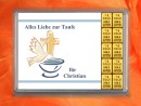 10 g gold gift bar Alles Liebe zur Taufe for boys in decorated gift box