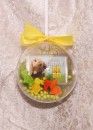 2 g gold gift bar motif: Happy Easter in gift ball /...