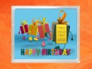 1 g gold gift bar flipmotif: Happy birthday gift