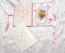 6 g gold gift bar flipmotif: Alles Gute zur Geburt for girls in decorated gift box