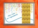 15 g gold gift bar motif: Alles Liebe zur Jugendweihe