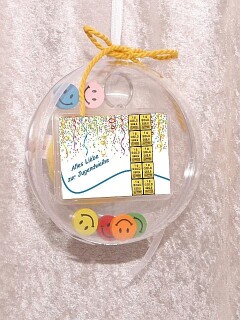 10 Gramm Goldbarren Alles Liebe zur Jugendweihe in dekorierter Geschenkkugel