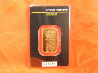 10 g gold bar/ingot