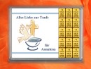 10 g gold gift bar Alles Liebe zur Taufe for girls in decorated gift box