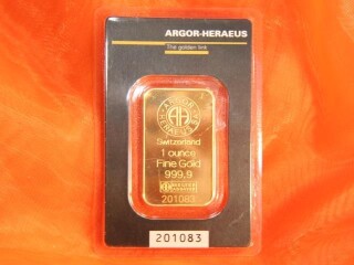 1 oz. gold bar/ingot