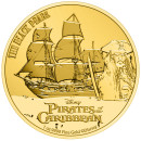 1 oz. Pirates of the Caribbean™ The Black Pearl™ gold coin Niue 2021 (mintage 250)