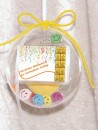 10 Gramm Gold Geschenkbarren Prüfung Luftschlangen in dekorierter Geschenkkugel Smiley ®