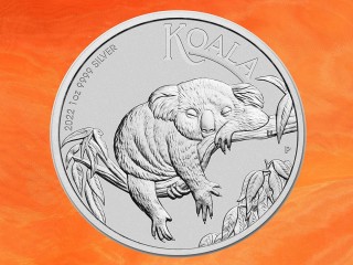 1 Unze Koala Silbermünze Australien 2022