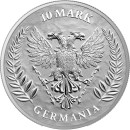 2 oz. Germania 2022 10 Mark silver (mintage 2.500)