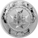 1 Unze Germania Knights Of The Past 2022 Bank of Malta 5 EURO Silbermünze BU (Auflage 15.000)