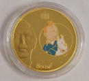 1 oz Tintin gold coin France 2007 Proof (mintage 500)
