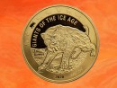 1 oz. Giants Of The Ice Age saber-toothed cat gold coin...