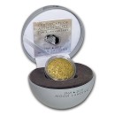 1 Unze Gold „50 Jahre Mondlandung 1969-2019“ PP (Auflage: 100 | Gewölbt | High Relief | inkl. Etui & Zertifikat)