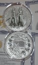 2 x 1 Unze Germania 2022 The Allegories Polonia und Germania 5 Mark Silber in Doppelkapsel