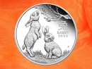 1 oz. Lunar III Rabbit silver coin Australia 2023