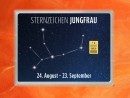 1 Gramm Gold Geschenkbarren Flipmotiv: Sternzeichen Jungfrau