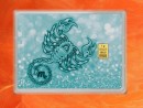 1 g gold gift bar flip motif: Zodiac sign Scorpio
