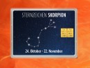 2 Gramm Gold Geschenkbarren Flipmotiv: Sternzeichen Skorpion