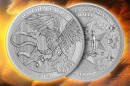 1 Unze Malta Golden Eagle 5 EURO Silbermünze 2023 BU Germania Mint (Auflage 100.000) (1. Ausgabe)