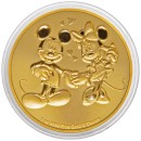 1 Unze Disney™ Mickey & Minnie™ Goldmünze Niue 2020 (Auflage 100)