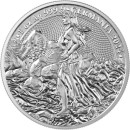 1 Unze Germania 2024 5 Mark Silber BU (Auflage 15.000)